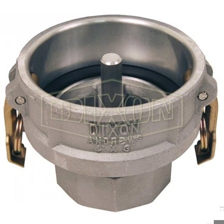 Dixon Vapor Recovery Coupler with Probe, 4 in Nominal, Coupler x FNPT End Style, Aluminum, Domestic 400-DVR-AL